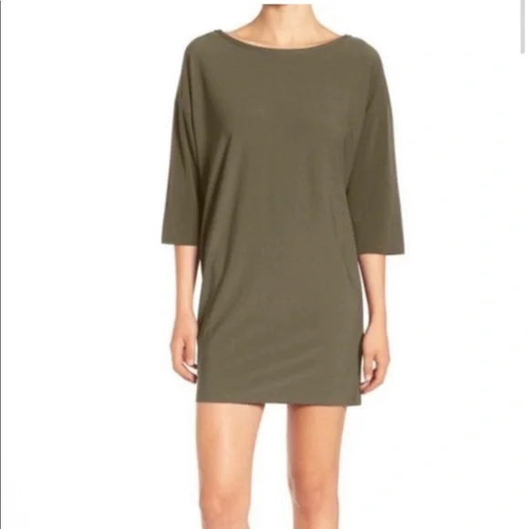 open lace back dress Amelia Olive Tunic Plus Size Dress – Elizabeth's Boutique main image 0